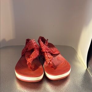 Clarks Red Sandals​